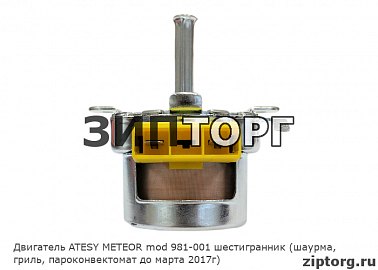 Двигатель ATESY METEOR mod 981-001 шестигранник (шаурма, гриль, пароконвектомат до марта 2017г)